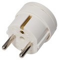 Stikprop vinkel schuko mini hvid - Elworks
